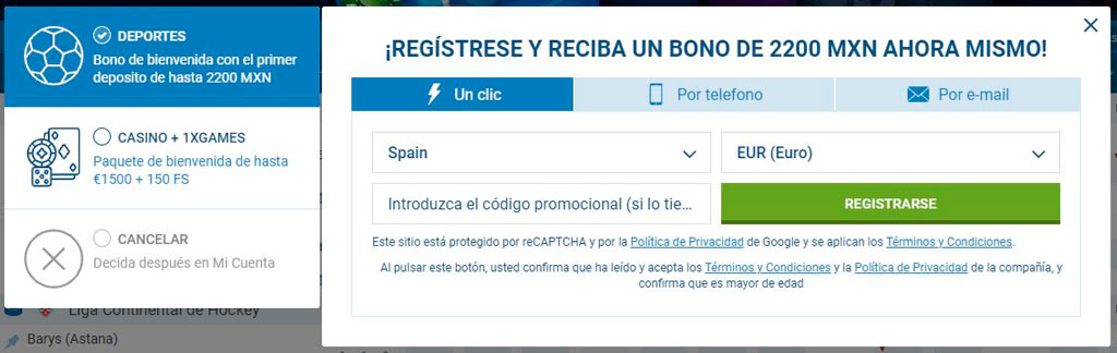 1xbet