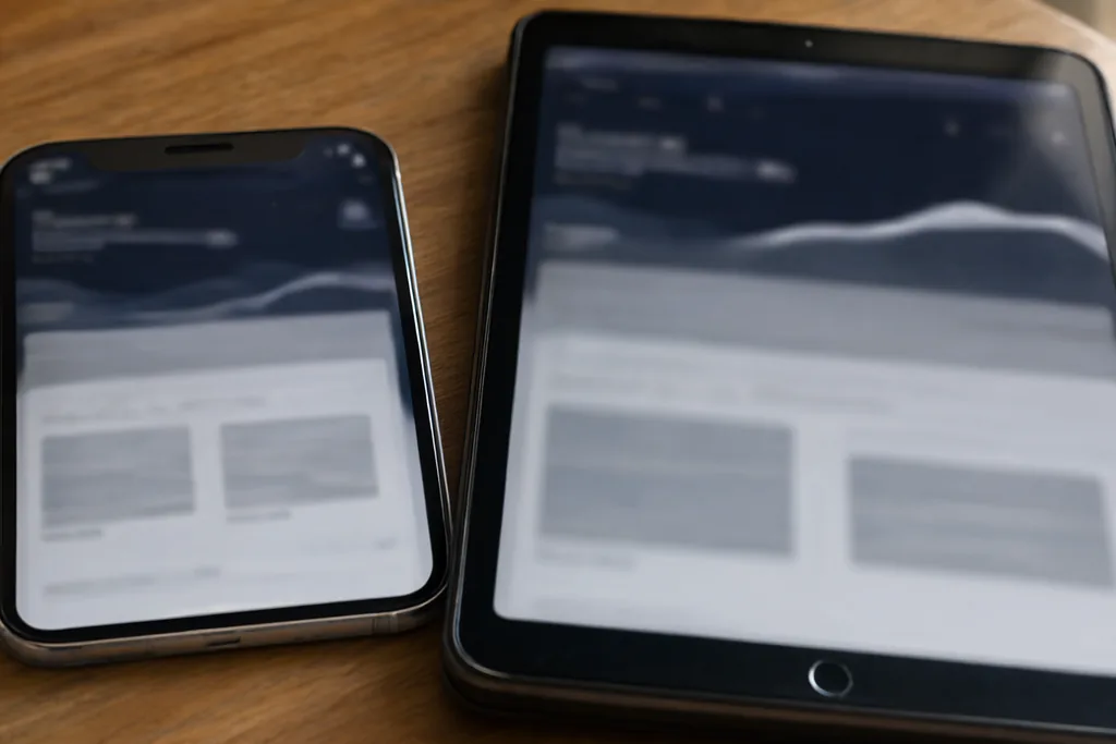App para iPhone y iPad: qué esperar
