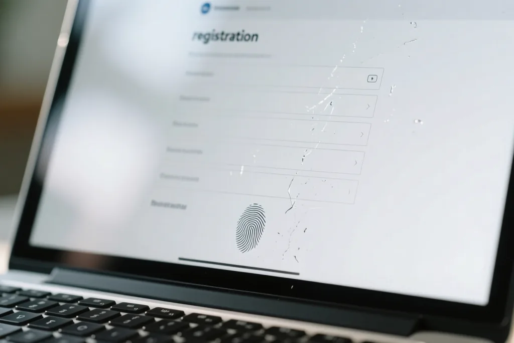 Registro paso a paso: datos y validación